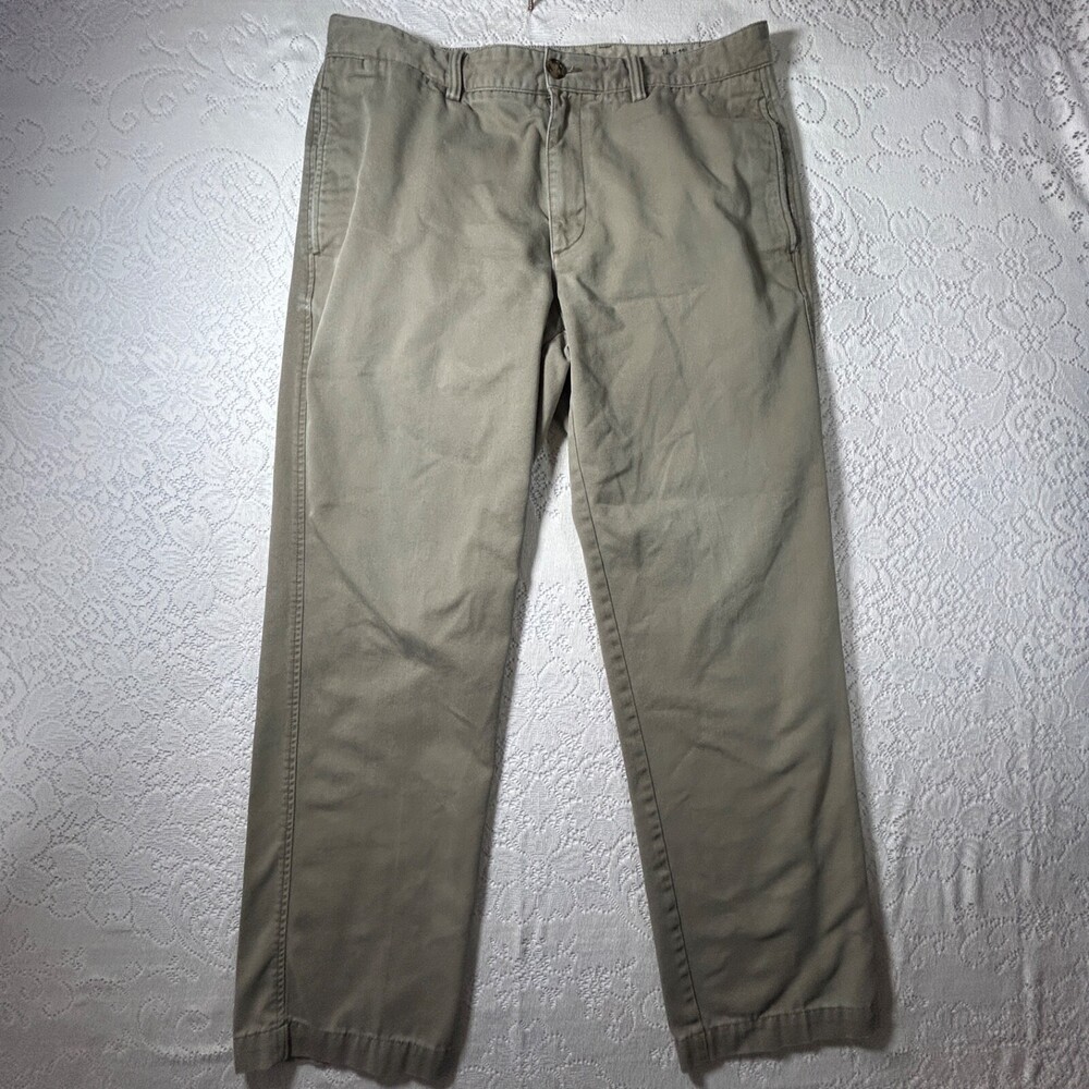 Roundtree & Yorke Khaki Pants 36X32 Classic Fit Chino Work Dress Casual
